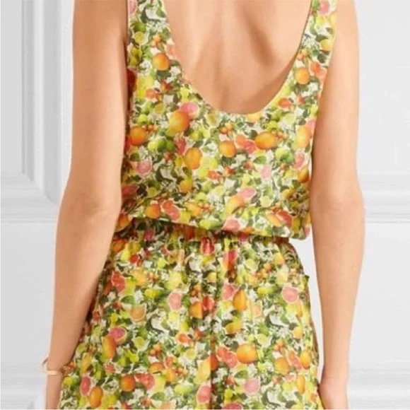 Stella McCartney Citrus Print Romper Sz M - Picture 2 of 7